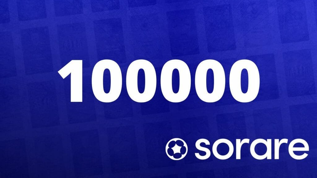 Sorare atteint les 100 000 followers sur Twitter