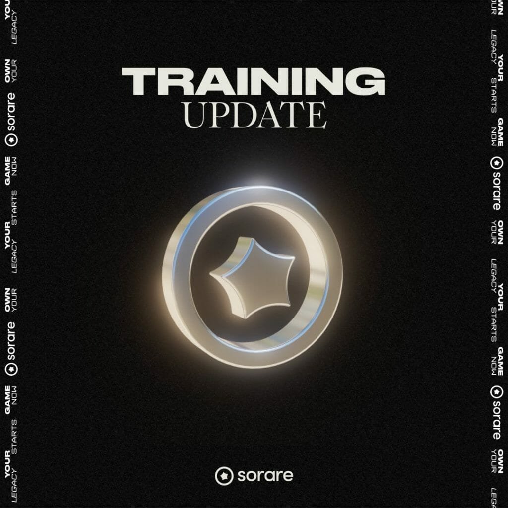 update sur les training